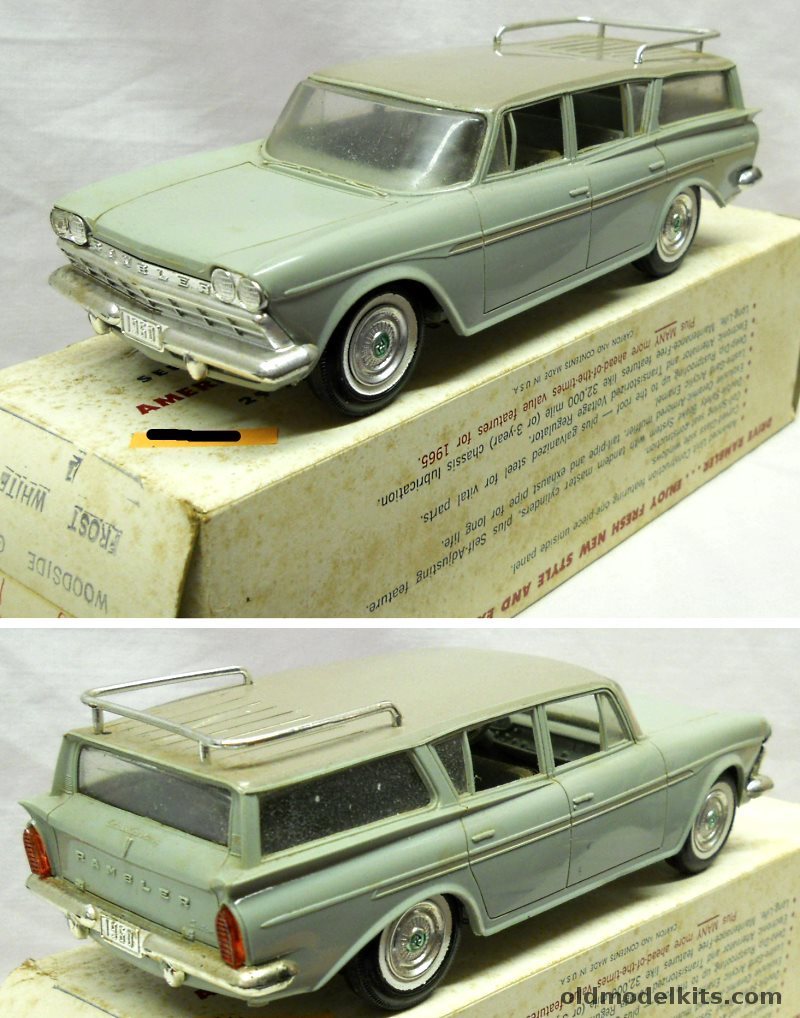 12 Squared 1/25 1960 AMC Rambler Custom Station Wagon Promo plastic model kit